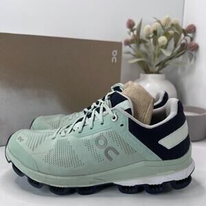 On Cloudsurfer 6 Running Athletic Sneakers Lace Up Fennel Ink 54.99215 Women 7.5